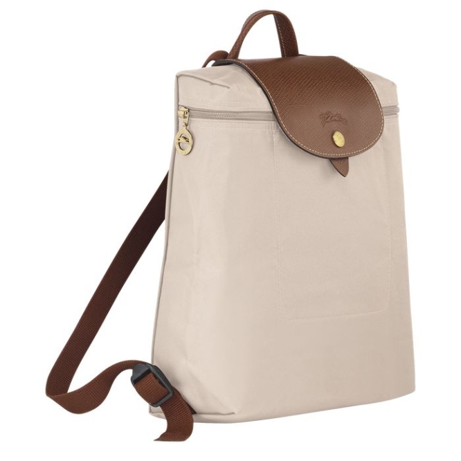 Women's Longchamp Le Pliage Original Backpacks Beige | 29ZTANMSU