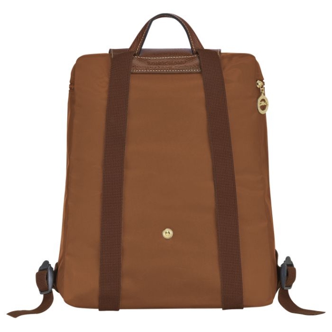 Women's Longchamp Le Pliage Original Backpacks Brown | 46TBFUJVR