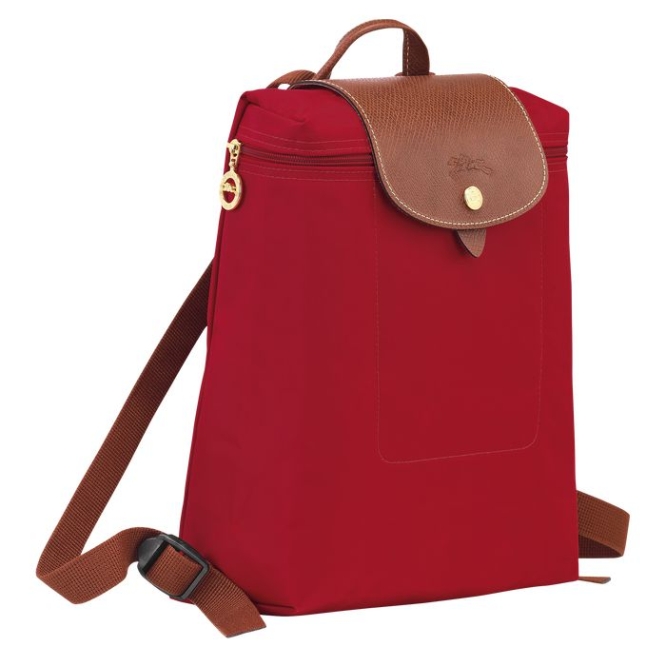 Women's Longchamp Le Pliage Original Backpacks Red | 68BYQCTKF