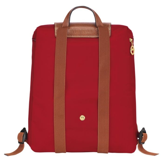 Women's Longchamp Le Pliage Original Backpacks Red | 68BYQCTKF