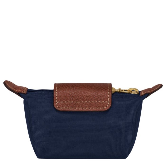 Women's Longchamp Le Pliage Original Cardholders & Coin Purses Navy | 05YUMGDOH