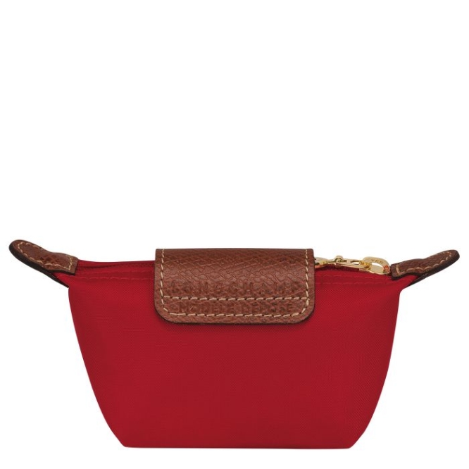 Women's Longchamp Le Pliage Original Cardholders & Coin Purses Red | 94WCIKLAN