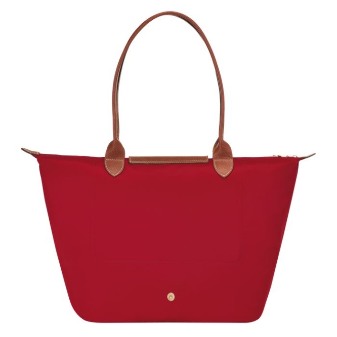 Women's Longchamp Le Pliage Original L Shoulder Bags Red | 31RITYPVA