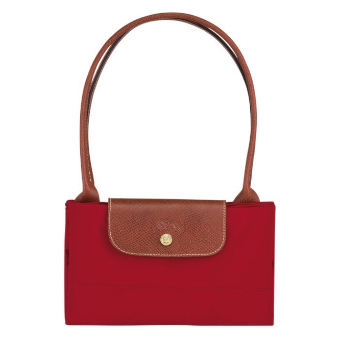 Women's Longchamp Le Pliage Original L Shoulder Bags Red | 31RITYPVA