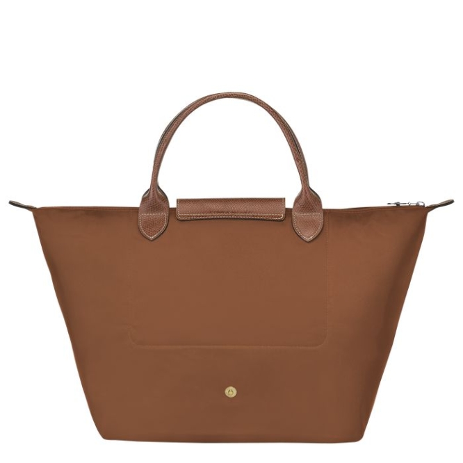 Women's Longchamp Le Pliage Original M Top-handle Bags Brown | 05DCINLMA