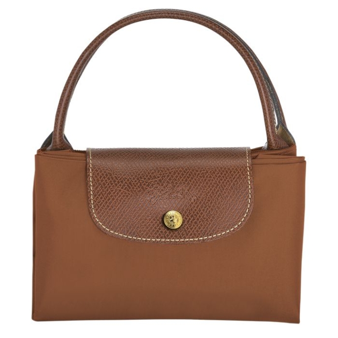 Women's Longchamp Le Pliage Original M Top-handle Bags Brown | 05DCINLMA