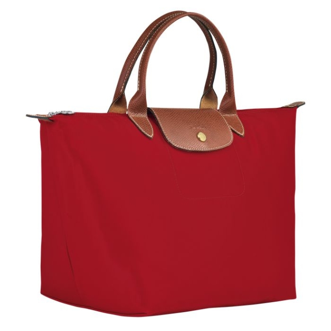 Women's Longchamp Le Pliage Original M Top-handle Bags Red | 21EYBXMNW