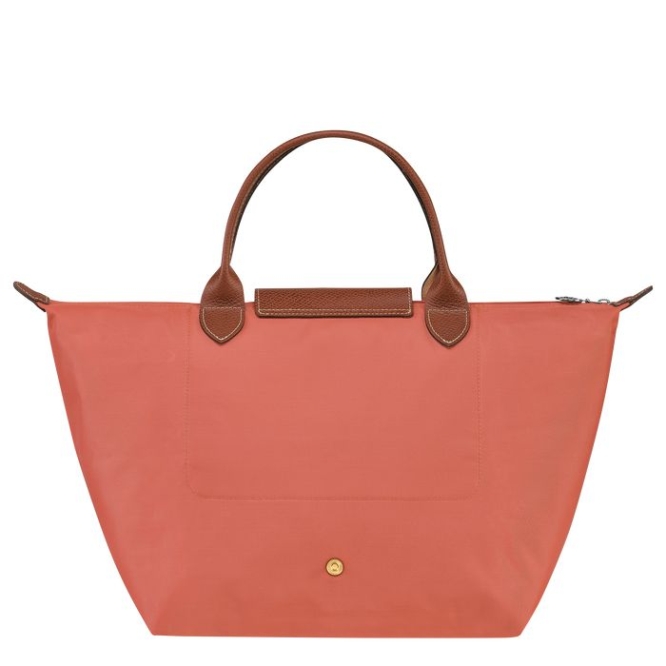 Women's Longchamp Le Pliage Original M Top-handle Bags Pink | 39TFGAQYH