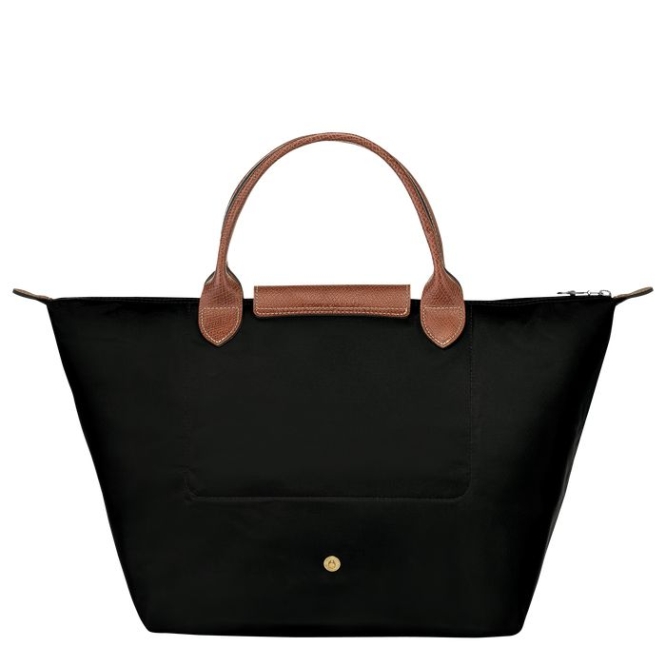 Women's Longchamp Le Pliage Original M Top-handle Bags Black | 45NGAYMWQ