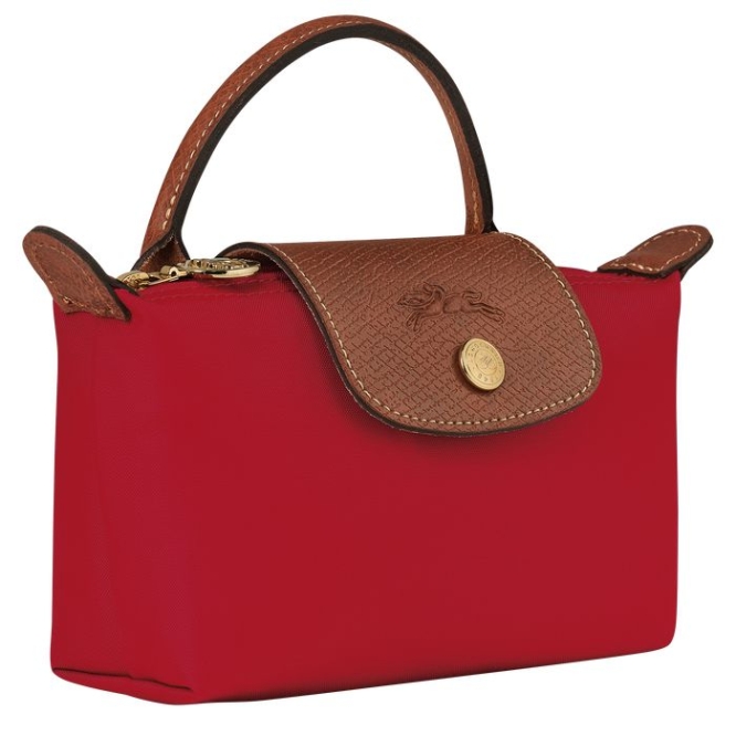 Women's Longchamp Le Pliage Original Pouches & Cases Red | 61GKJLTIW