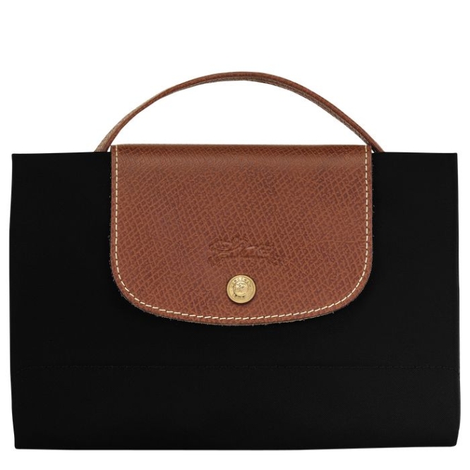 Women's Longchamp Le Pliage Original S Document Holders Black | 48BICYXKE