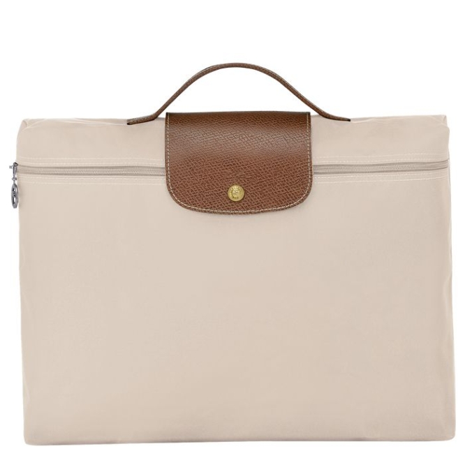 Women\'s Longchamp Le Pliage Original S Document Holders Beige | 70BFETXQA