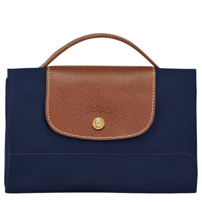 Women's Longchamp Le Pliage Original S Document Holders Navy | 94IFDOXQA