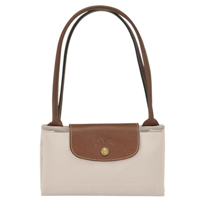 Women's Longchamp Le Pliage Original S Shoulder Bags Beige | 18DIJXQUE