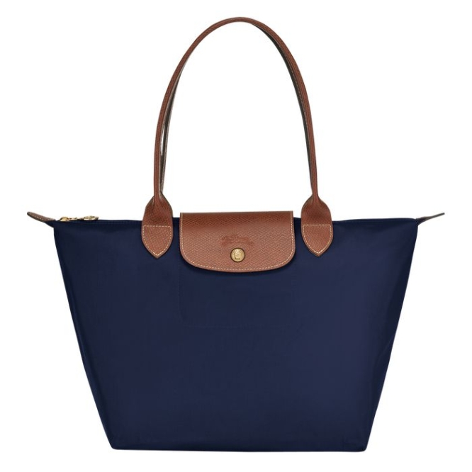 Women\'s Longchamp Le Pliage Original S Shoulder Bags Navy | 43JHGDZLP