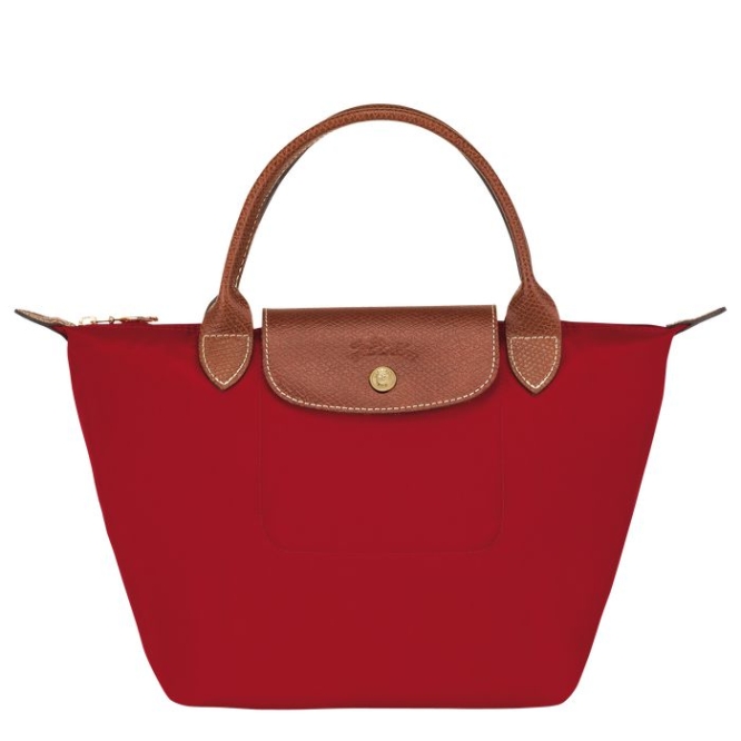 Women\'s Longchamp Le Pliage Original S Top-handle Bags Red | 35VGOLABP