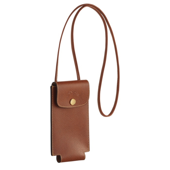 Women's Longchamp Le Pliage Phone Cases Brown | 21UWJRYBG