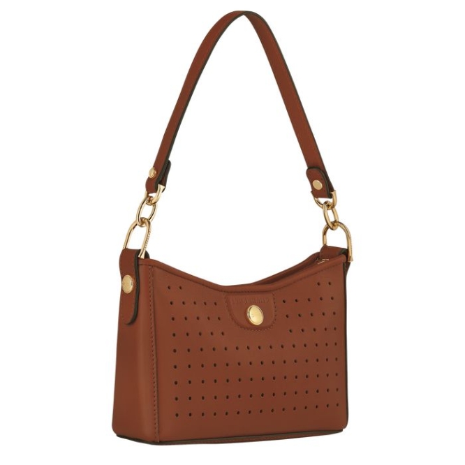 Women's Longchamp Mademoiselle Pouches & Cases Brown | 60THWXACG