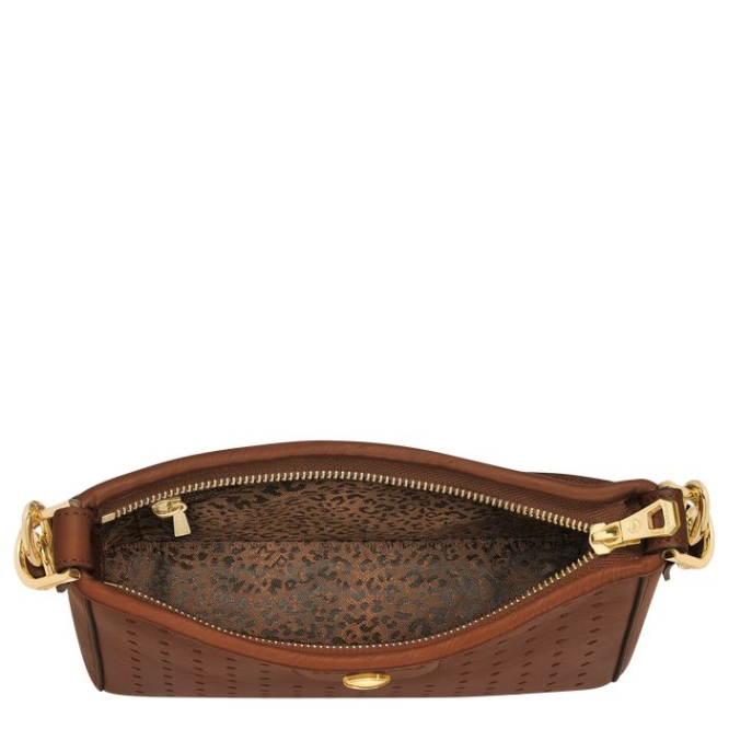 Women's Longchamp Mademoiselle Pouches & Cases Brown | 60THWXACG