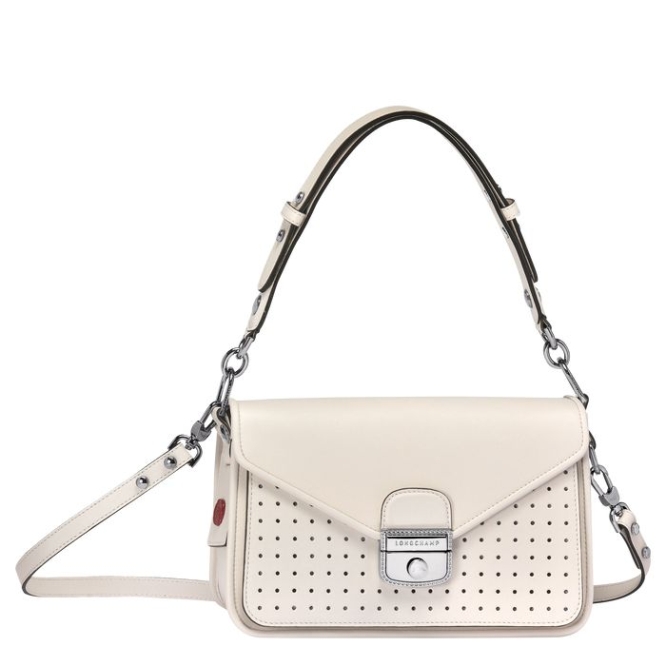 Women\'s Longchamp Mademoiselle S Crossbody Bags Beige | 69ABFWETN