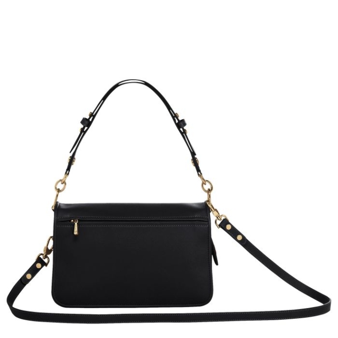 Women's Longchamp Mademoiselle S Crossbody Bags Black | 69PGCEUDT