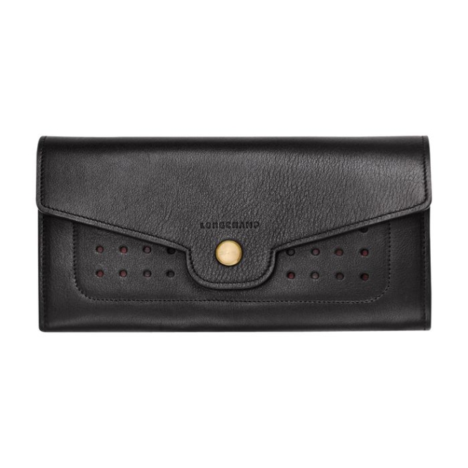 Women's Longchamp Mademoiselle Wallets Black | 51DFJCKAX