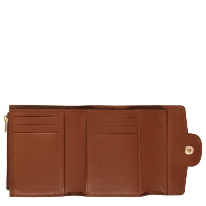 Women's Longchamp Mademoiselle Wallets Brown | 92ETOFVRL