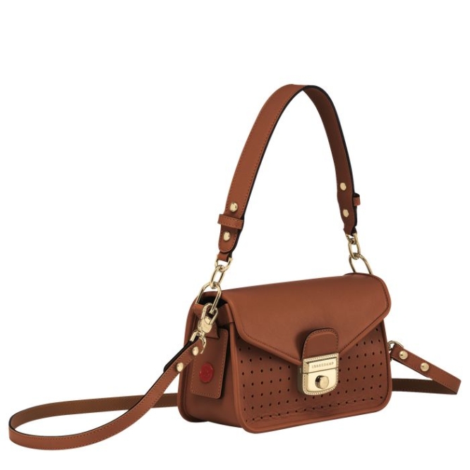 Women's Longchamp Mademoiselle XS Crossbody Bags Brown | 29CJEFMPL