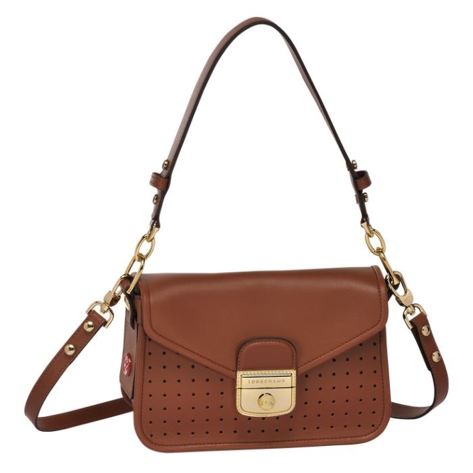 Women\'s Longchamp Mademoiselle XS Crossbody Bags Brown | 29CJEFMPL