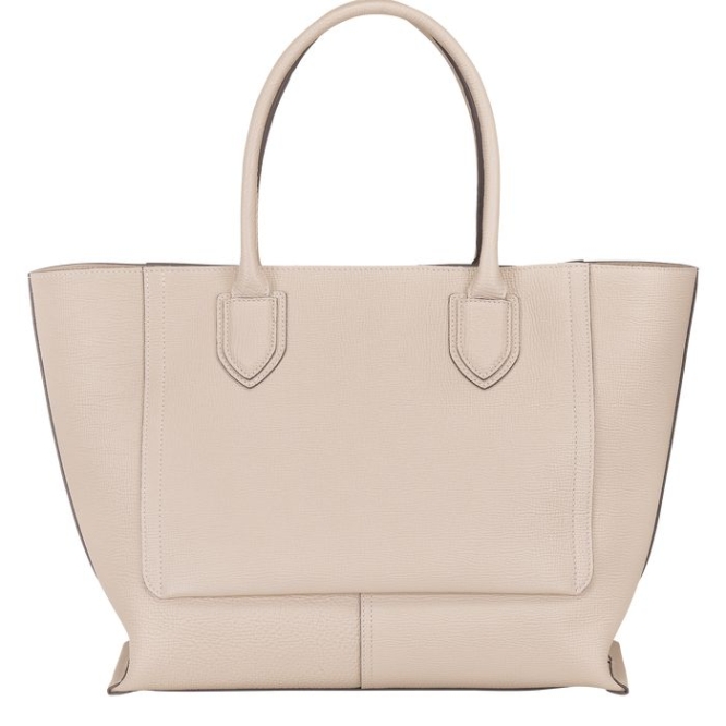 Women's Longchamp Mailbox L Top-handle Bags Beige | 61HTDPSLM