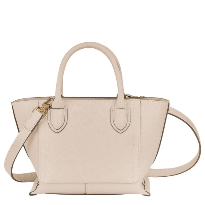 Women's Longchamp Mailbox S Top-handle Bags Beige | 14OVZYHCU