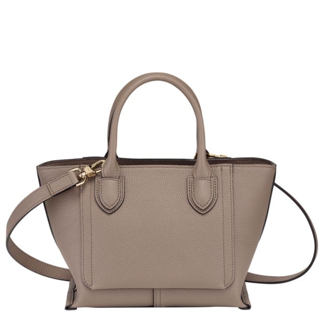 Women's Longchamp Mailbox S Top-handle Bags Brown | 30NUQIBLY