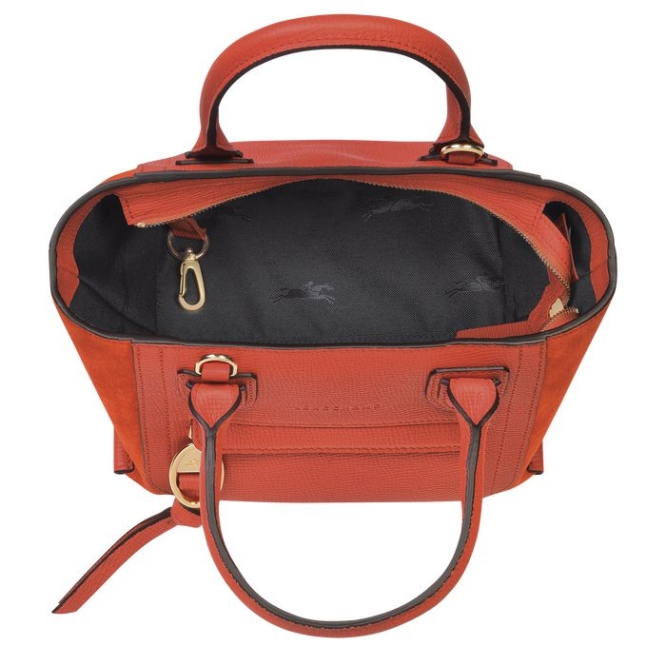 Women's Longchamp Mailbox S Top-handle Bags Orange | 36XPTOCQS