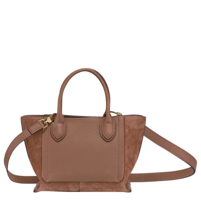 Women's Longchamp Mailbox S Top-handle Bags Brown | 71UVFJBHQ