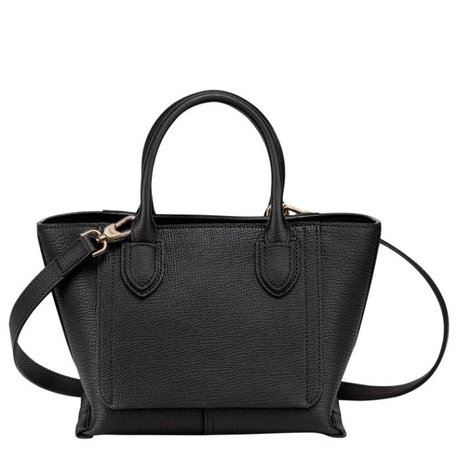 Women's Longchamp Mailbox S Top-handle Bags Black | 83SJTOVGR