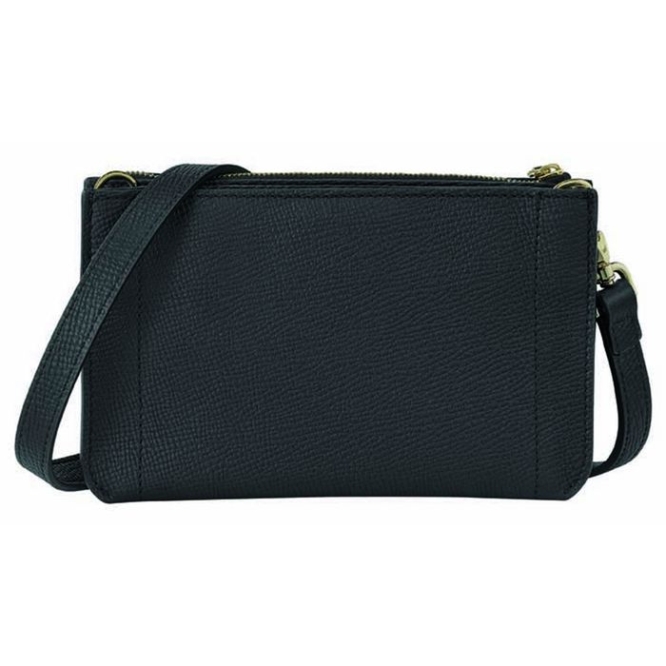 Women's Longchamp Mailbox Wallets On Chain Black | 08LYPARBM