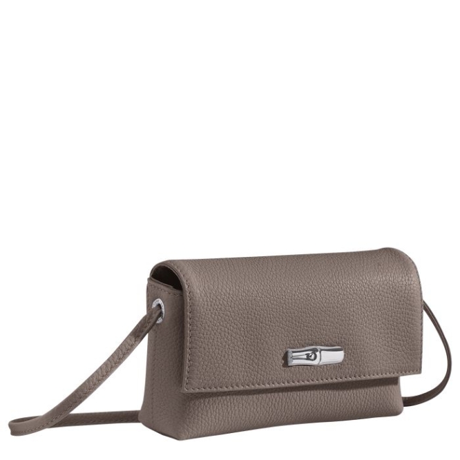 Women's Longchamp Roseau Essential Pouches & Cases Grey | 01CBGTFOP