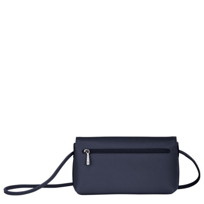 Women's Longchamp Roseau Essential Pouches & Cases Navy | 51YHGWBOS