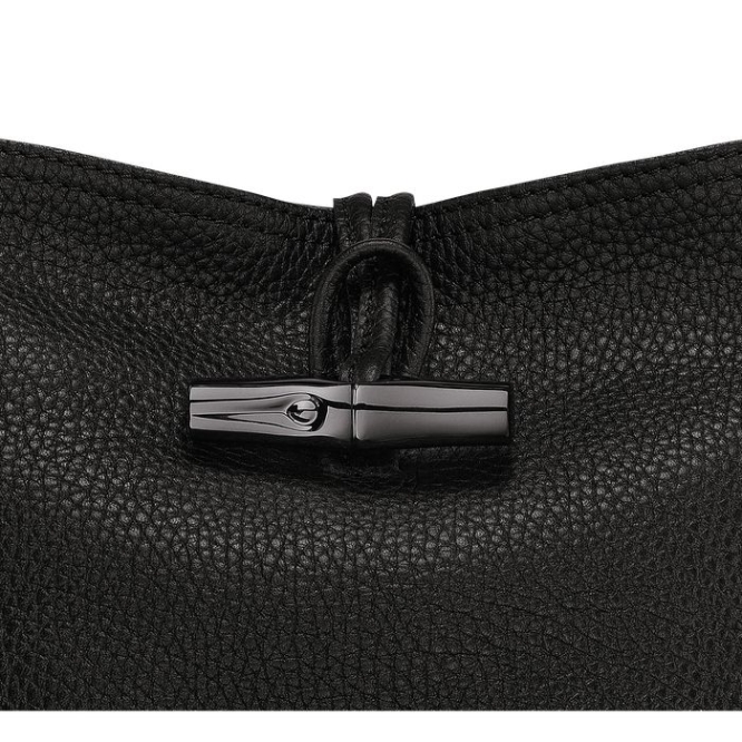 Women's Longchamp Roseau Essential S Top-handle Bags Black | 97ZPSLQAB