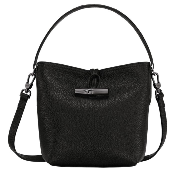 Women\'s Longchamp Roseau Essential S Top-handle Bags Black | 97ZPSLQAB