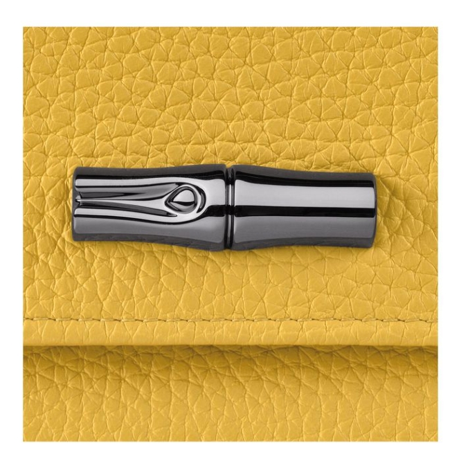 Women's Longchamp Roseau Essential Wallets Yellow | 10ISPTHFW