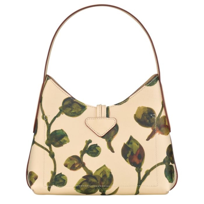 Women's Longchamp Roseau Végétal XS Shoulder Bags Khaki | 63RDLWZAS