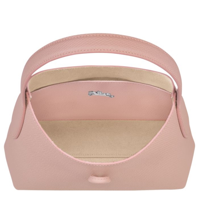 Women's Longchamp Roseau XS Shoulder Bags Light Pink | 37TXUQCIL