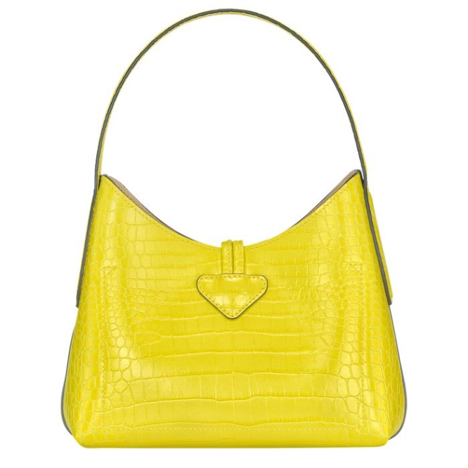 Women's Longchamp Roseau XS Shoulder Bags Yellow | 56GEDUCQH