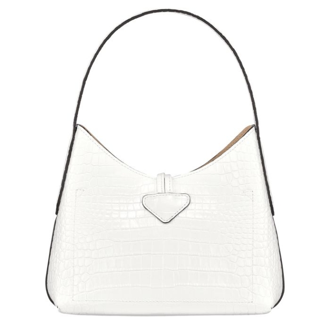 Women's Longchamp Roseau XS Shoulder Bags White | 63LJDZBGO