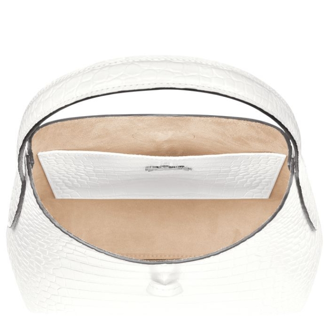 Women's Longchamp Roseau XS Shoulder Bags White | 63LJDZBGO