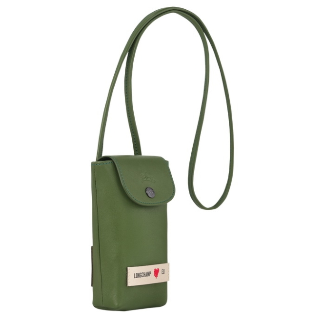 Women's Longchamp X Eu Phone Cases Green | 07YZIOVDR