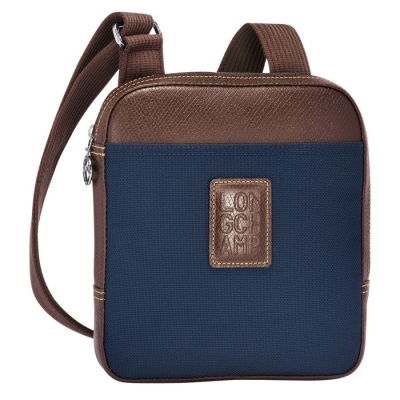 Men's Longchamp Boxford S Crossbody Bags Navy | 27EMOUXJY