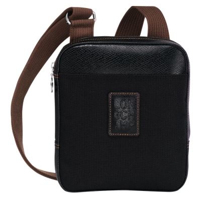 Men's Longchamp Boxford S Crossbody Bags Black | 39PBVDCTQ