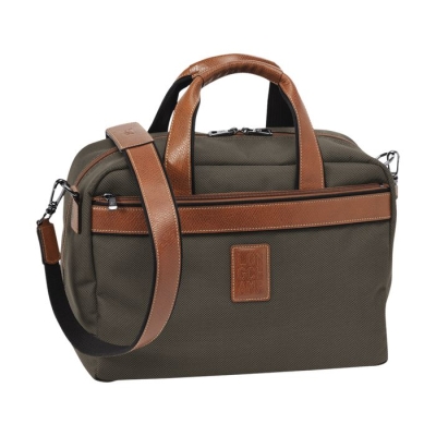 Men's Longchamp Boxford Travel Bags Brown | 56PDWEIZA